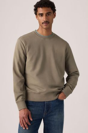 Levi's Original Housemark Crewneck Sweatshirt - Hombre - 2XL - Brown / Brindle