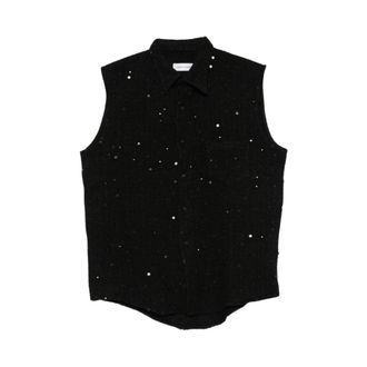 Ernest W. Baker Sleeveless Tops, male, Black, Size: L Shirt