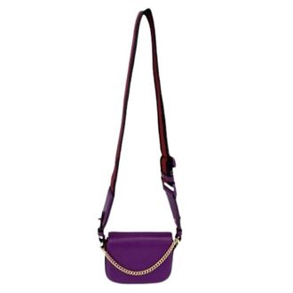 Gucci Pre-owned Vintage Schoudertas - Dames - Pre-owned - Paars - Maat: ONE Size Leer