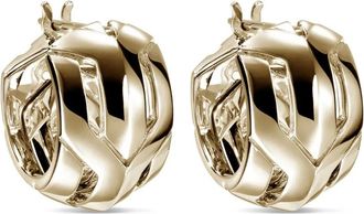 John Hardy Orecchini a cerchio geometrici in oro