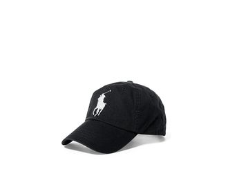 Polo Ralph Lauren Big Pony Chino Mens Cap Mens Caps RL Black, Cotton