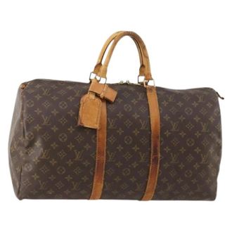 Louis Vuitton Pre-owned Weekend Bags, female, Brown, Size: ONE SIZE Pre-owned Boston Bag