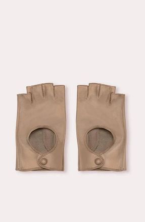 Seymoure Fingerless Driving Glove in Nude at Nordstrom, Size Medium