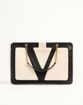 Valentino Garavani Valentino Garavani Viva Superstar Large Nappa Leather Shopping Bag Wo