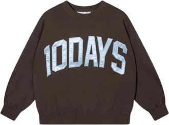 10 Days Crewneck Sweatshirt - Dames - Sweatshirts & Hoodies - Bruin - Maat: 2XS Katoen