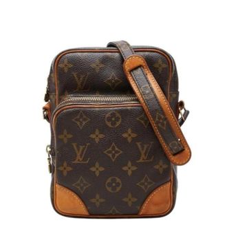 Louis Vuitton Pre-owned Vintage Monogram Canvas Schoudertas - Dames - Pre-owned - Bruin - Maat: ONE Size Leer