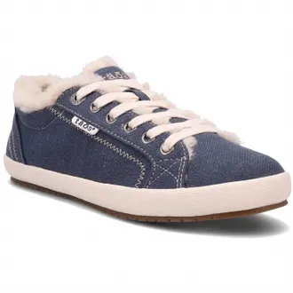Taos Womens Starline Canvas Sneaker In Blue