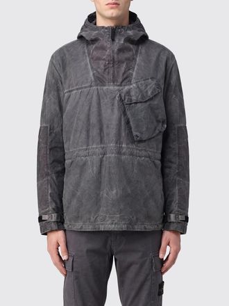 Stone Island Anorak Short Parka with Hood and Compass Logo