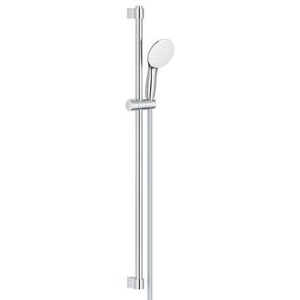 GROHE Tempesta 110 Glijstangset - 90cm - ronde handdouche - 1 straalsoort - gladde doucheslang - chroom