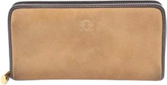 Loewe Pre-owned Wallets, female, Brown, Size: ONE SIZE Pre-owned Wallet