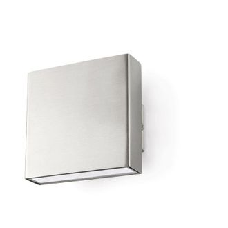 Faro Barcelona Faro Barcelona - Faro Kaula - led Outdoor Small Up Down Wall Light Matt Nickel IP44