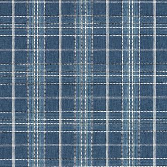 Ballard Designs Barkley Plaid Blue Fabric by the Yard - Ballard Designs