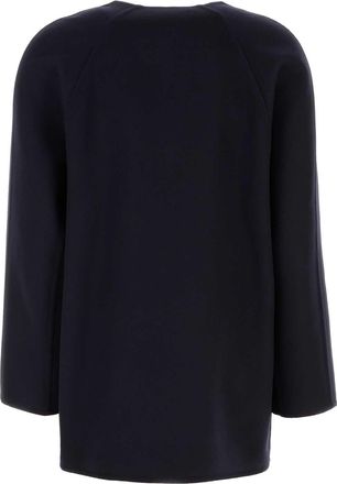 Bottega Veneta Womens Cash Cardigan Navy Wool Cashmere