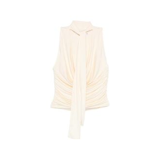 Aya Muse Self-tie Draped Top