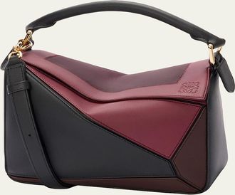 Loewe x Albers Puzzle Square Shoulder Bag in Leather