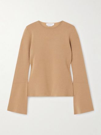 Gabriela Hearst Pullover In Misto Lana, Seta E Cashmere Mason - Marrone