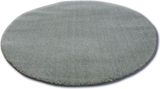 RugsX Rugsx - Alfombra C&iacute;rculo Shaggy Micro Verde Green Circulo 100 Cm