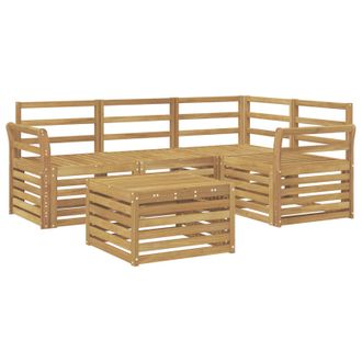 vidaXL Conjunto De Sof&aacute;s De Exterior 5 Pcs Blanco 59 X 59 X 37 Cm Vidaxl