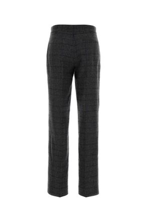 Moschino Virgin Wool Trousers - Gray