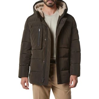 Andrew Marc Yarmouth Water Resistant Puffer Jacket in Jungle at Nordstrom Rack, Size Small