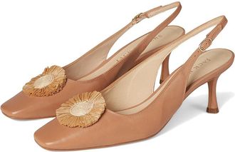Jack Rogers Brynn Sling Womens Sandals Cafe Au Lait/Natural : 5.5 M, Leather/Rubber