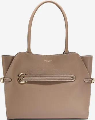 Cole Haan Womens Vivianne Tote Bag - Beige