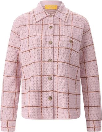 Guest In Residence Dylan Knit Cardigan - Dames - Overhemden - Roze - XS - Linnen - Overhemden