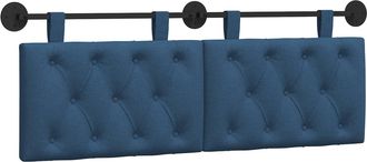 vidaXL Cabecero Colgante Azul Tela Vidaxl