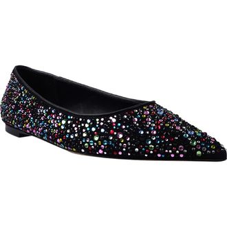 Zigi Soho Oliva Pointed Toe Flat in Black at Nordstrom Rack, Size 11