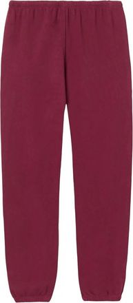 perfectwhitetee Womens Johnny French Terry Jogger In Dark Burgundy