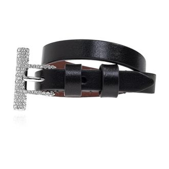 Alexander McQueen Alexander McQueen, Bracelets, female, Black, Size: ONE SIZE Leather bracelet