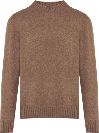 Barba crew-neck cashmere sweater - men - Cashmere - 50 - Brown