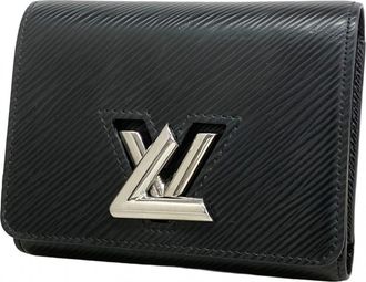 Louis Vuitton Noir Wallet (Tri-Fold) (Pre-Owned)