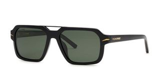 Plein Sport SSP036 700P Mens Sunglasses Black Size 57