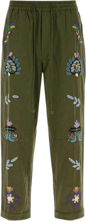 Baziszt Neon Pant - Heren - Straight fit broeken - Groen - S - Katoen - Broeken