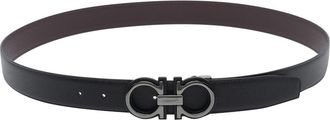 Ferragamo Double adjustable gancini belt