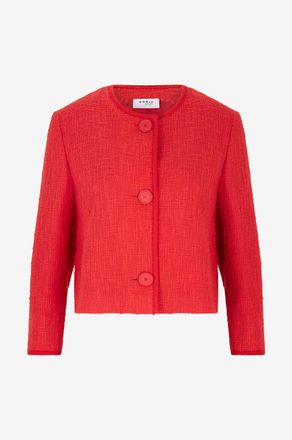 Akris Kost&uuml;mjacke aus Baumwolltweed