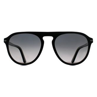 Persol Aviator Black Grey Gradient Polarized PO3302S