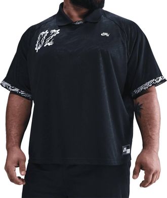 Nike Mens Sb Dri-Fit Jacquard Jersey Top In Black White
