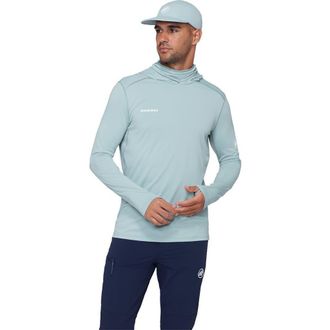 Mammut Selun Fl Sun Hooded Shirt - Mens in Nebla at Nordstrom, Size Xx-Large