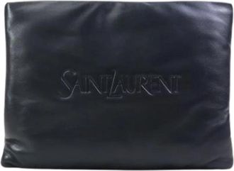 Saint Laurent Pre-owned Clutch bag - Dames - Vintage Clutch - Zwart - ONE Size - Vintage