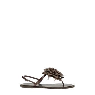 Le Silla Flat Sandals, female, Brown, Size: 7 1/2 US Rose Sandal