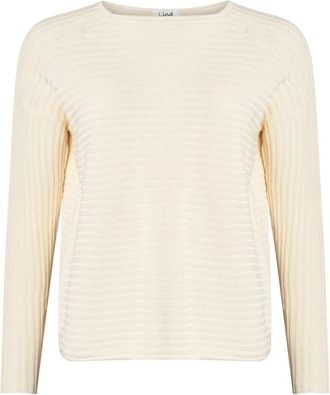Lind Ronde hals knitwear - Dames - Ronde hals truien - Beige - L - Truien & Vesten