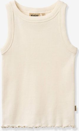 Wheat Ripp-Top mit schmalen Tr&auml;gern M&auml;dchen Wheat elfenbein