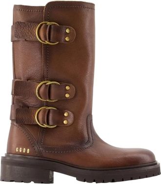 Golden Goose Boots - Dames - Hoge Laarzen - Bruin - 35 EU - Schoenen