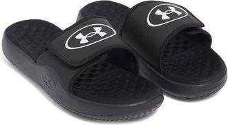 Under Armour Ignite Pro 8 Slide Sandal in 001 Black at Nordstrom, Size 16