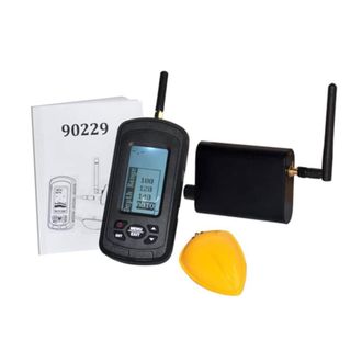 vidaXL Sonda De Peces Negra Vidaxl