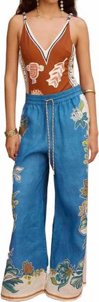 Alemais Luda Relaxed Jogger Pant In Blue