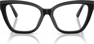 Tiffany & Co. 54mm Cat Eye Optical Glasses in Black /Demo Lens at Nordstrom