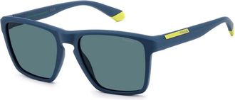Polaroid 2167/S 2Fn(C3) Zonnebril - Heren - Accessoires - Blauw - Maat: 56 MM